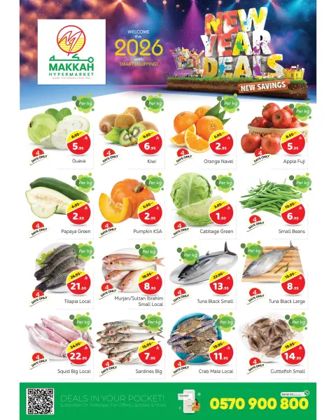 Ofertas de Hipermercado Makkah  Riad y Batha  de 31 diciembre a 10 enero Ofertas de Feliz Año Nuevo - Página 12