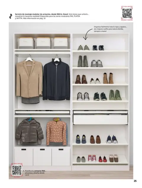 Ofertas de IKEA España de 2 septiembre a 31 enero 2026 Catálogo 2623 GUIA DE COMPRA DE PAX BAL - Página 25