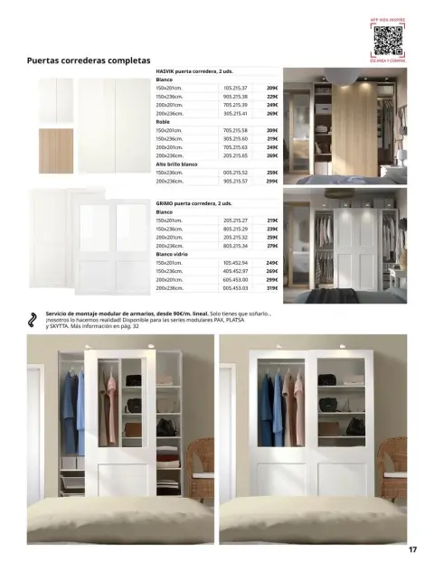 Ofertas de IKEA España de 2 septiembre a 31 enero 2026 Catálogo 2623 GUIA DE COMPRA DE PAX BAL - Página 17