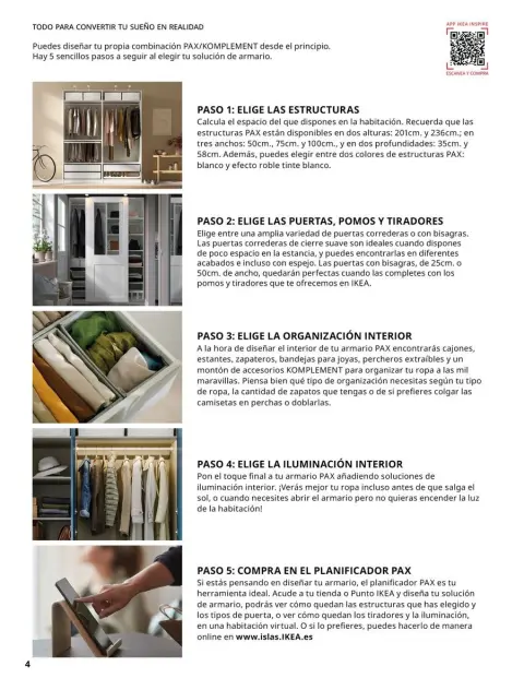 Ofertas de IKEA España de 2 septiembre a 31 enero 2026 Catálogo 2623 GUIA DE COMPRA DE PAX BAL - Página 4