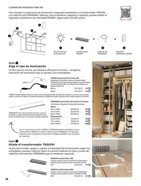 Ofertas de IKEA España de 2 septiembre a 31 enero 2026 Catálogo 2623 GUIA DE COMPRA DE PAX BAL - Página 28