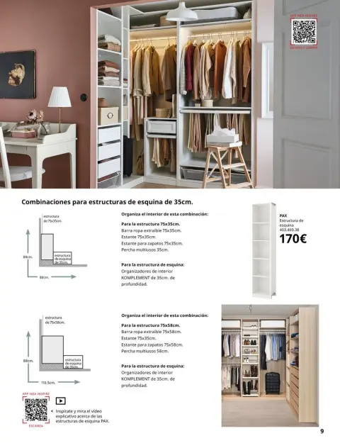 Ofertas de IKEA España de 2 septiembre a 31 enero 2026 Catálogo 2623 GUIA DE COMPRA DE PAX BAL - Página 9