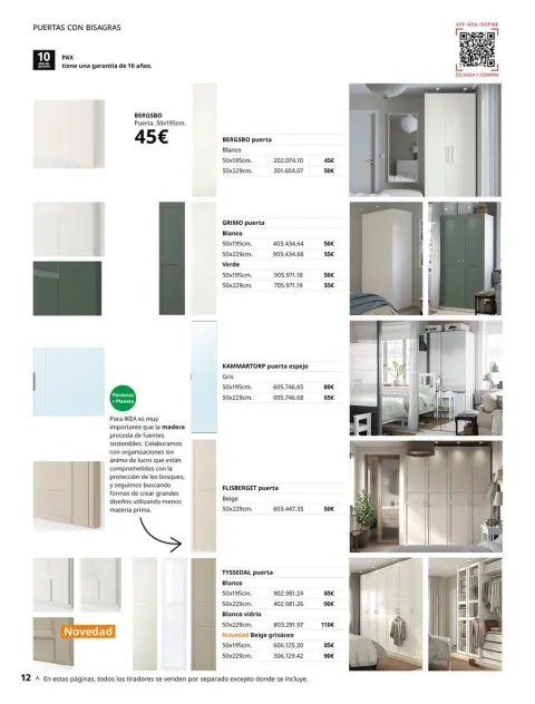 Ofertas de IKEA España de 2 septiembre a 31 enero 2026 Catálogo 2623 GUIA DE COMPRA DE PAX BAL - Página 12