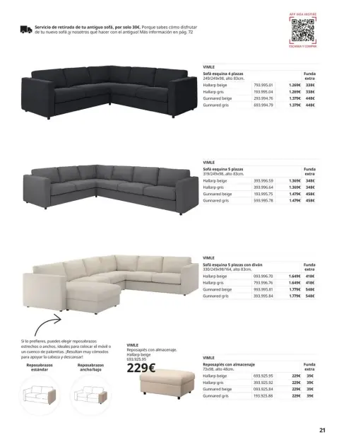 Ofertas de IKEA España de 2 septiembre a 31 enero 2026 Catálogo Sofás - Página 21