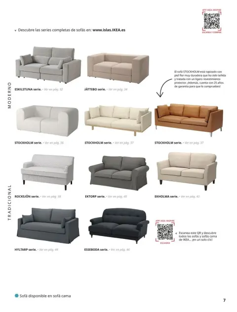 Ofertas de IKEA España de 2 septiembre a 31 enero 2026 Catálogo Sofás - Página 7