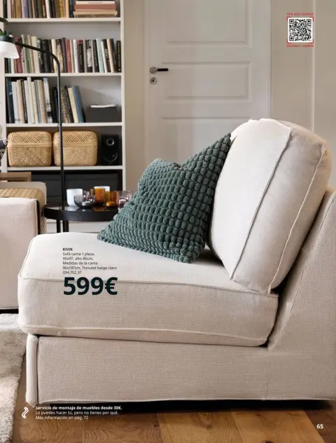 Ofertas de IKEA España de 2 septiembre a 31 enero 2026 Catálogo Sofás - Página 65