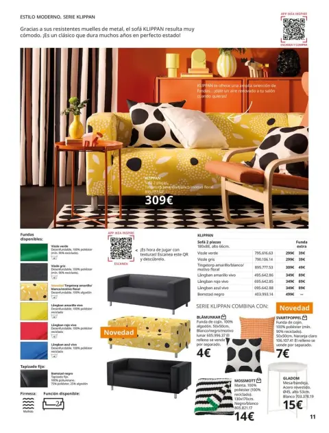 Ofertas de IKEA España de 2 septiembre a 31 enero 2026 Catálogo Sofás - Página 11