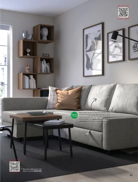 Ofertas de IKEA España de 2 septiembre a 31 enero 2026 Catálogo Sofás - Página 61
