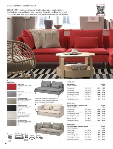Ofertas de IKEA España de 2 septiembre a 31 enero 2026 Catálogo Sofás - Página 16