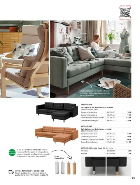 Ofertas de IKEA España de 2 septiembre a 31 enero 2026 Catálogo Sofás - Página 23