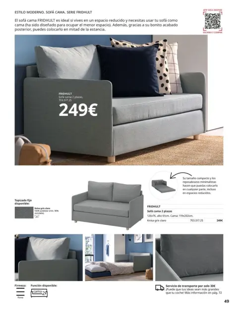 Ofertas de IKEA España de 2 septiembre a 31 enero 2026 Catálogo Sofás - Página 49