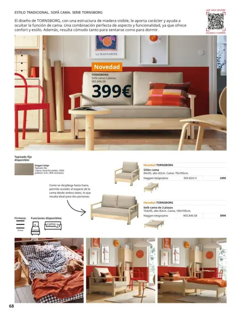 Ofertas de IKEA España de 2 septiembre a 31 enero 2026 Catálogo Sofás - Página 68