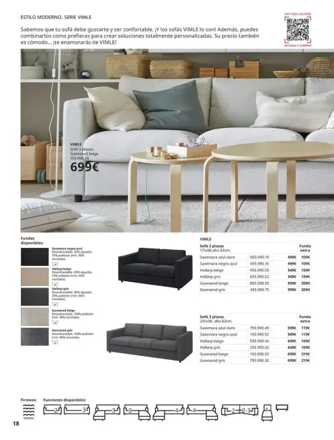 Ofertas de IKEA España de 2 septiembre a 31 enero 2026 Catálogo Sofás - Página 18