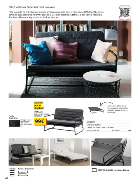 Ofertas de IKEA España de 2 septiembre a 31 enero 2026 Catálogo Sofás - Página 48