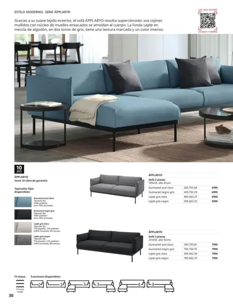 Ofertas de IKEA España de 2 septiembre a 31 enero 2026 Catálogo Sofás - Página 30
