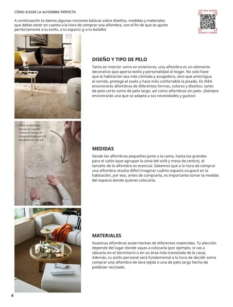 Ofertas de IKEA España de 2 septiembre a 31 enero 2026 Catálogo Alfombras - Página 4