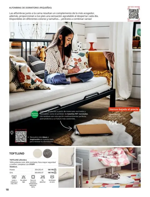 Ofertas de IKEA España de 2 septiembre a 31 enero 2026 Catálogo Alfombras - Página 18