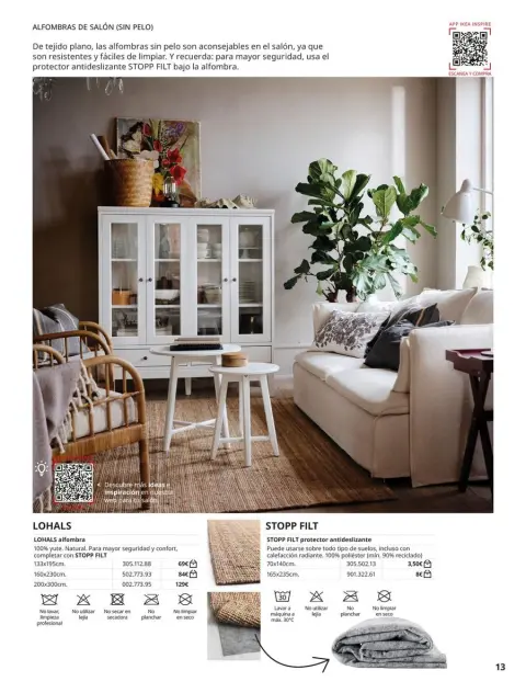 Ofertas de IKEA España de 2 septiembre a 31 enero 2026 Catálogo Alfombras - Página 13