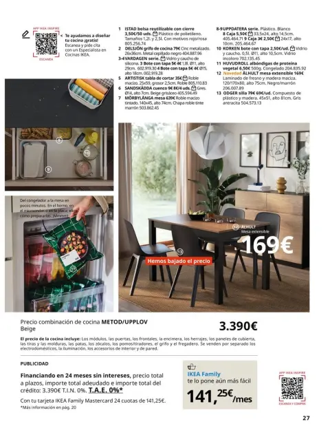 Ofertas de IKEA España de 16 septiembre a 31 enero 2026 Catálogo La vida comienza en la cocina - Página 27
