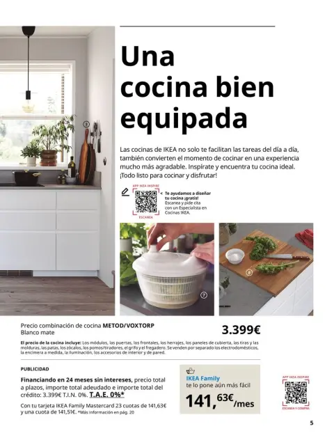 Ofertas de IKEA España de 16 septiembre a 31 enero 2026 Catálogo La vida comienza en la cocina - Página 5