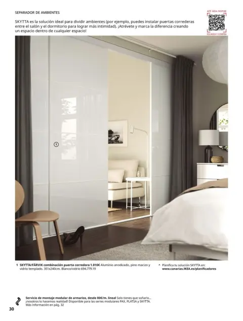 Ofertas de IKEA España de 2 septiembre a 31 enero 2026 Catálogo SKYTTA - Página 30