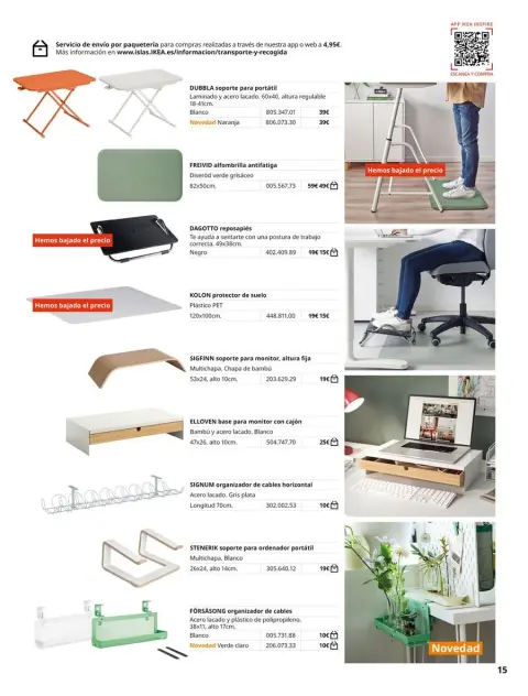 Ofertas de IKEA España de 16 septiembre a 31 enero 2026 Catálogo Oficina profesional - Página 15