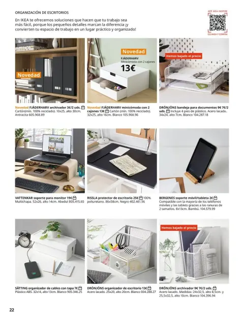 Ofertas de IKEA España de 16 septiembre a 31 enero 2026 Catálogo Oficina profesional - Página 22