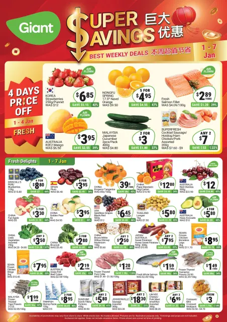 Giant Singapore Offers from 1 to 7 January 2026 Super Savings - Page 1