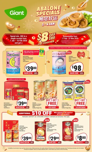 Giant Singapore Offers from 1 to 4 January 2026 Abalone Specials - Page 1