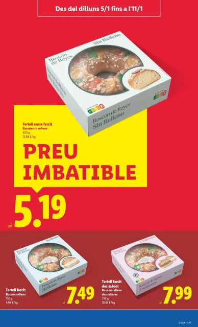 Ofertas de Lidl España de 5 a 11 enero 2026 Ofertas XXL - Página 3