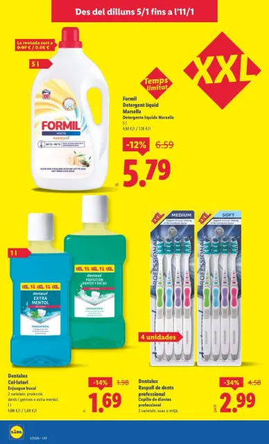 Ofertas de Lidl España de 5 a 11 enero 2026 Ofertas XXL - Página 14