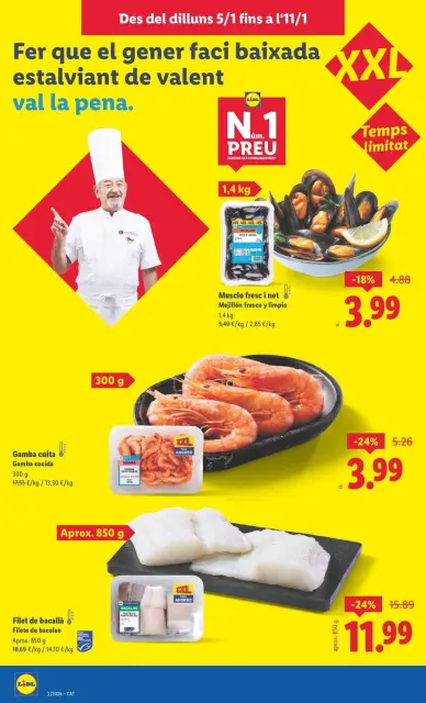 Ofertas de Lidl España de 5 a 11 enero 2026 Ofertas XXL - Página 6