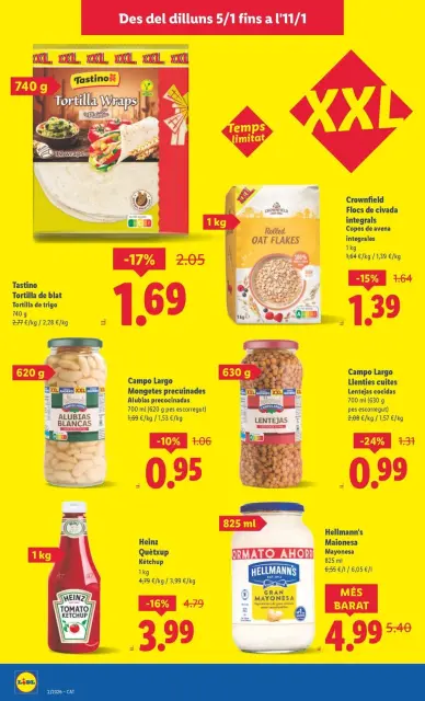 Ofertas de Lidl España de 5 a 11 enero 2026 Ofertas XXL - Página 12