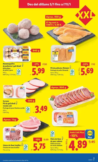 Ofertas de Lidl España de 5 a 11 enero 2026 Ofertas XXL - Página 7