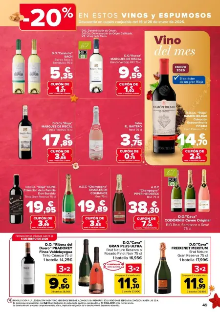 Ofertas de Carrefour España de 29 diciembre a 14 enero 2026 Ofertas 3x2 - Página 49
