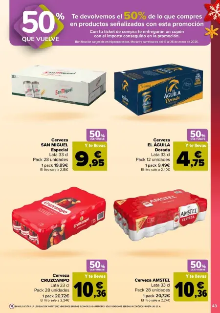 Ofertas de Carrefour España de 29 diciembre a 14 enero 2026 Ofertas 3x2 - Página 43