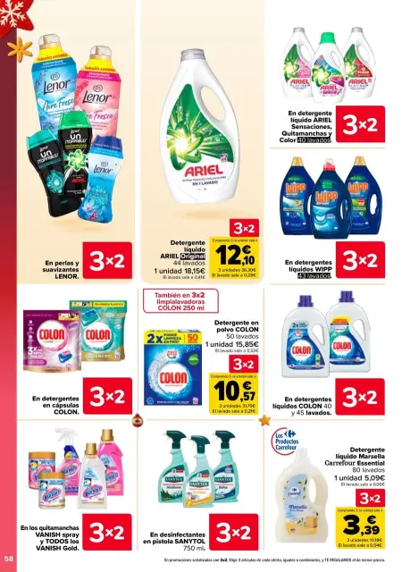 Ofertas de Carrefour España de 29 diciembre a 14 enero 2026 Ofertas 3x2 - Página 58
