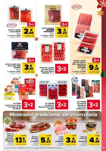 Ofertas de Carrefour España de 29 diciembre a 14 enero 2026 Ofertas 3x2 - Página 15