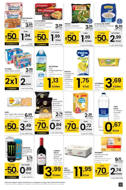 Ofertas de Eroski España de 5 a 13 enero 2026 2ª unidad -70% - Página 3