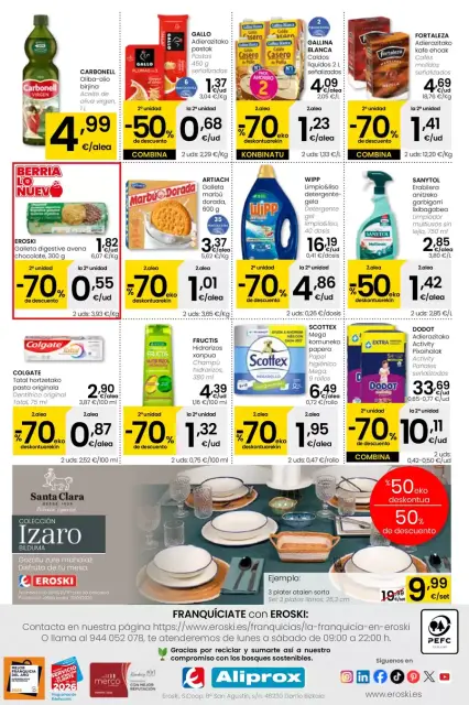 Ofertas de Eroski España de 5 a 13 enero 2026 2ª unidad -70% - Página 4