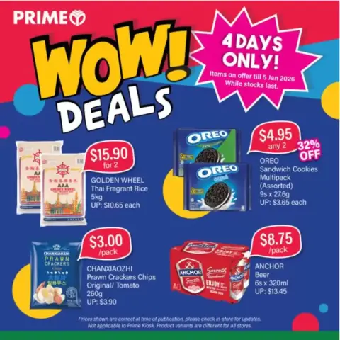 Prime Supermarket Singapore Offers from 2 to 5 January 2026 WOW Deals - Page 1