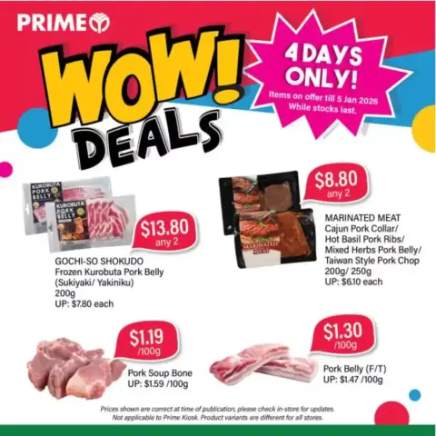 Prime Supermarket Singapore Offers from 2 to 5 January 2026 WOW Deals - Page 2