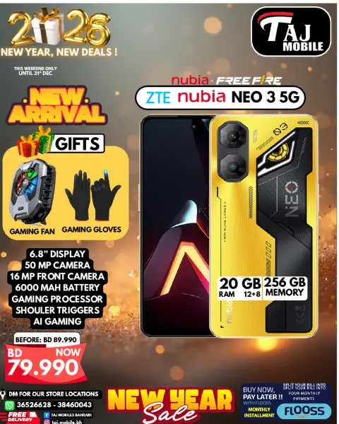 Offres Mobiles Taj Bahrein de 4 à 8 janvier 2026 Offres du Nouvel An - Page 10