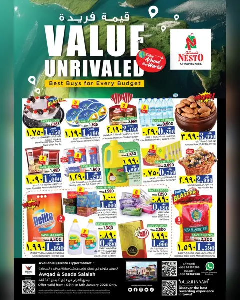 Ofertas de Nesto  Salalah  de 5 a 15 enero Ofertas de valor únicas - Página 1