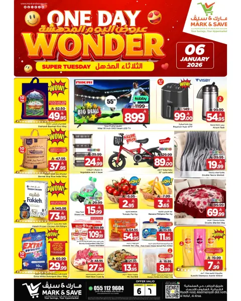 Mark & Save  Al Hassa  Offers Tuesday 6 January Today's amazing offers - Page 1