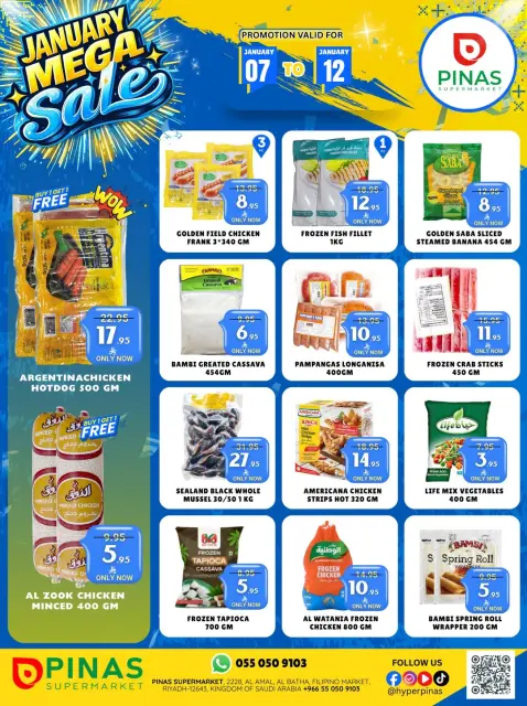 Pinas Supermarket  Riyadh and Batha  Offers from 7 to 12 January January offers - Page 4