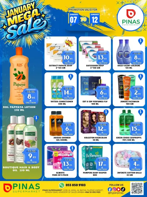 Pinas Supermarket  Riyadh and Batha  Offers from 7 to 12 January January offers - Page 6