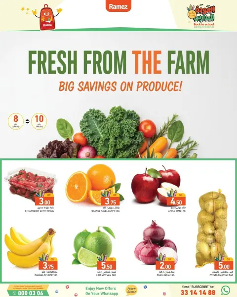 Ramez Markets Qatar Offers from 8 to 14 January 2026 Back to School Deals - Page 19