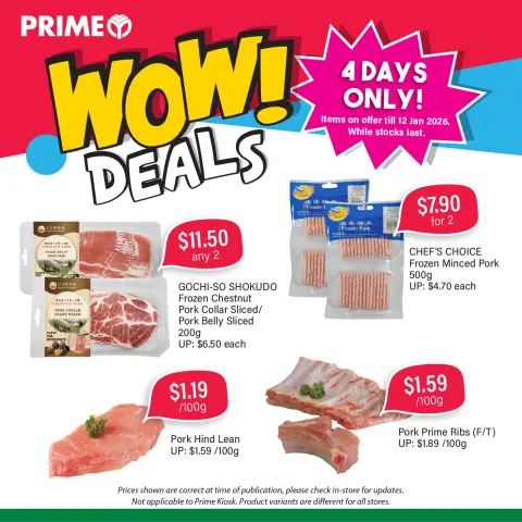 Prime Supermarket Singapore Offers from 9 to 12 January 2026 4 Days Fresh Buy - Page 7