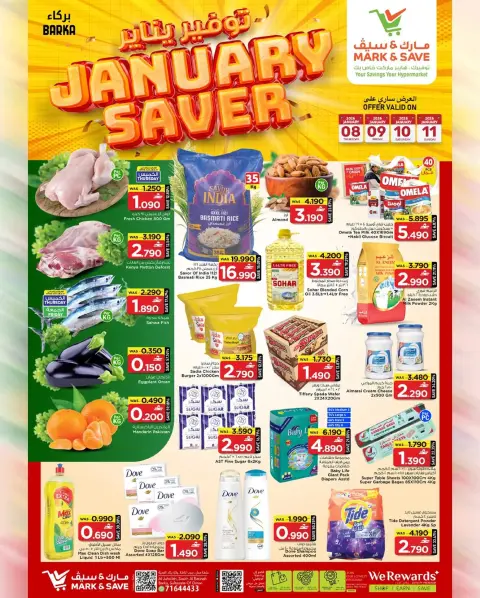 Mark & Save  Barka  Offers from 8 to 11 January January Savings - Page 1